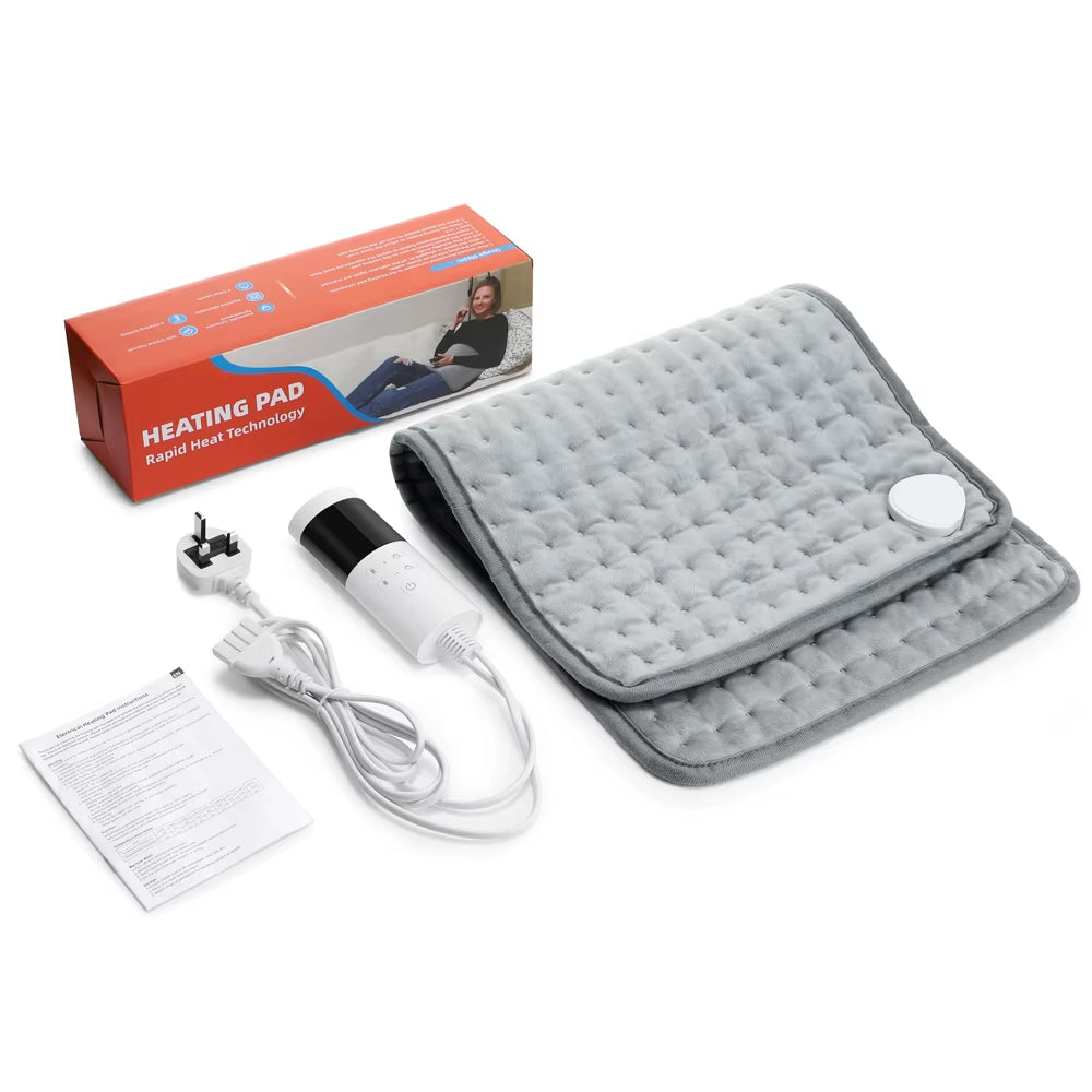 9 Level 4 Mode Timer 30X60Cm Electric Heating Pad Blanket Hot Heated Pad for Abdomen Shoulder Knee Legs Winter Warm Washable